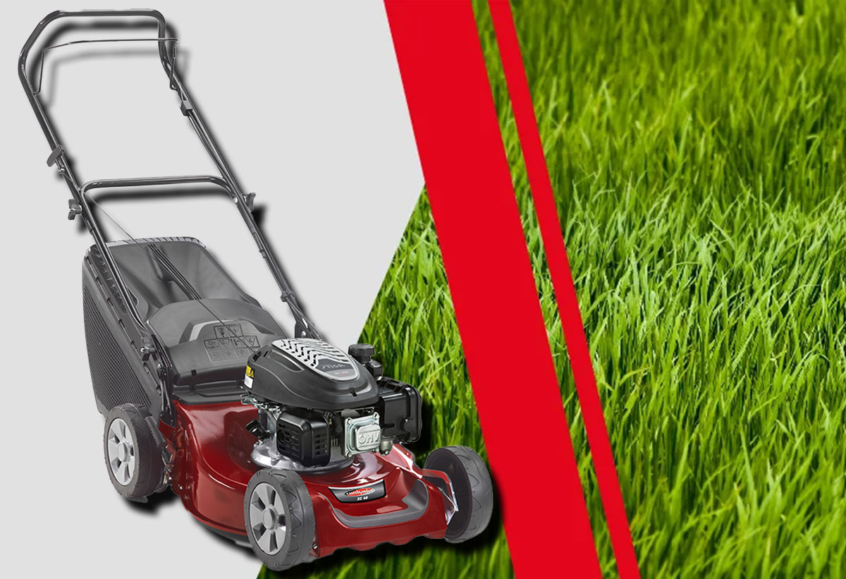 Απεικονίζεται η μηχανή γκαζόν